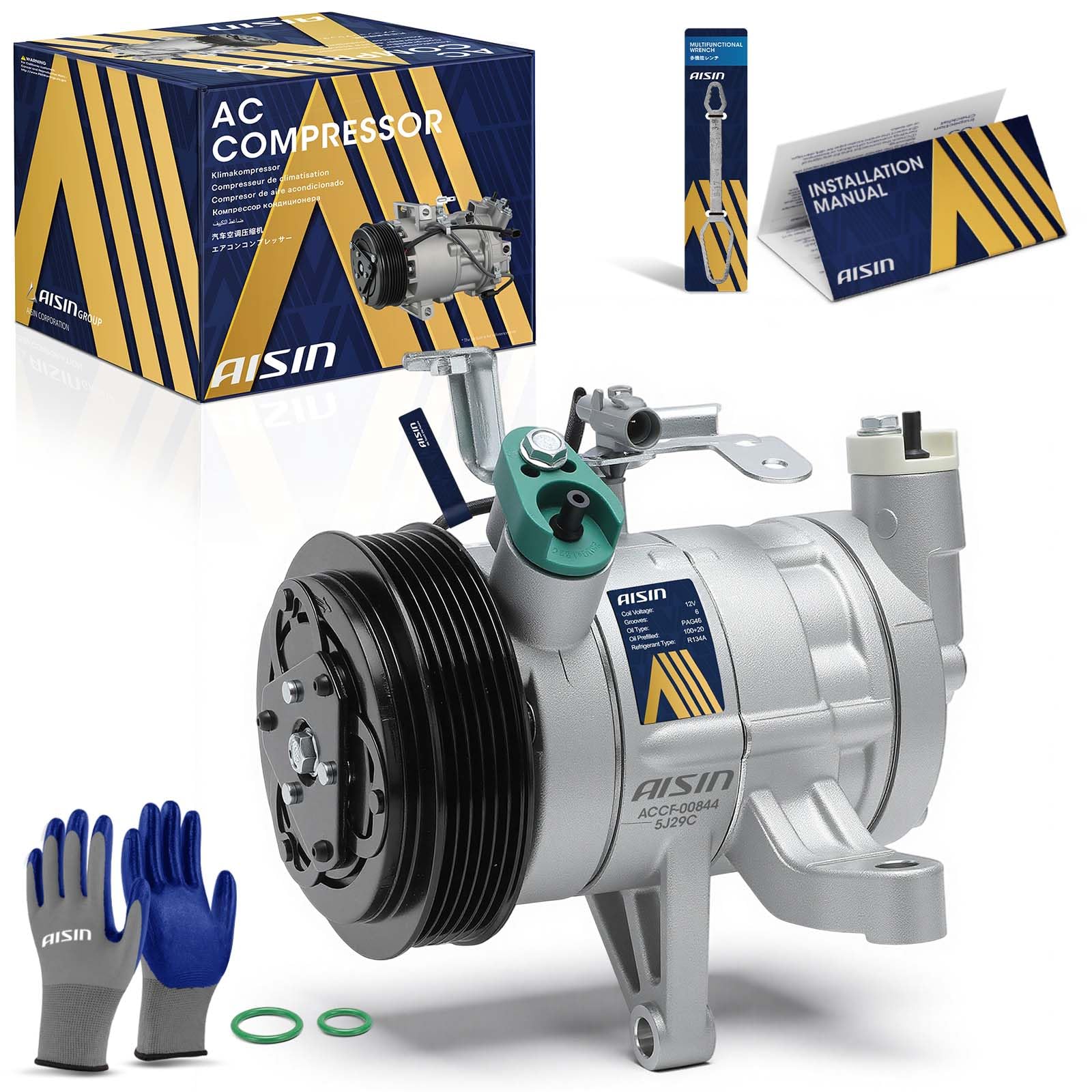 シナリー　R2 C3 S8 PF あこ様 Amazon.com: AISIN AFTERMARKET ACCF-00844 Air Conditioner AC